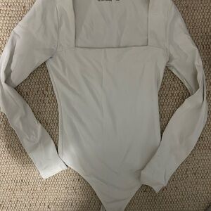 Abercrombie & Fitch White Bodysuit